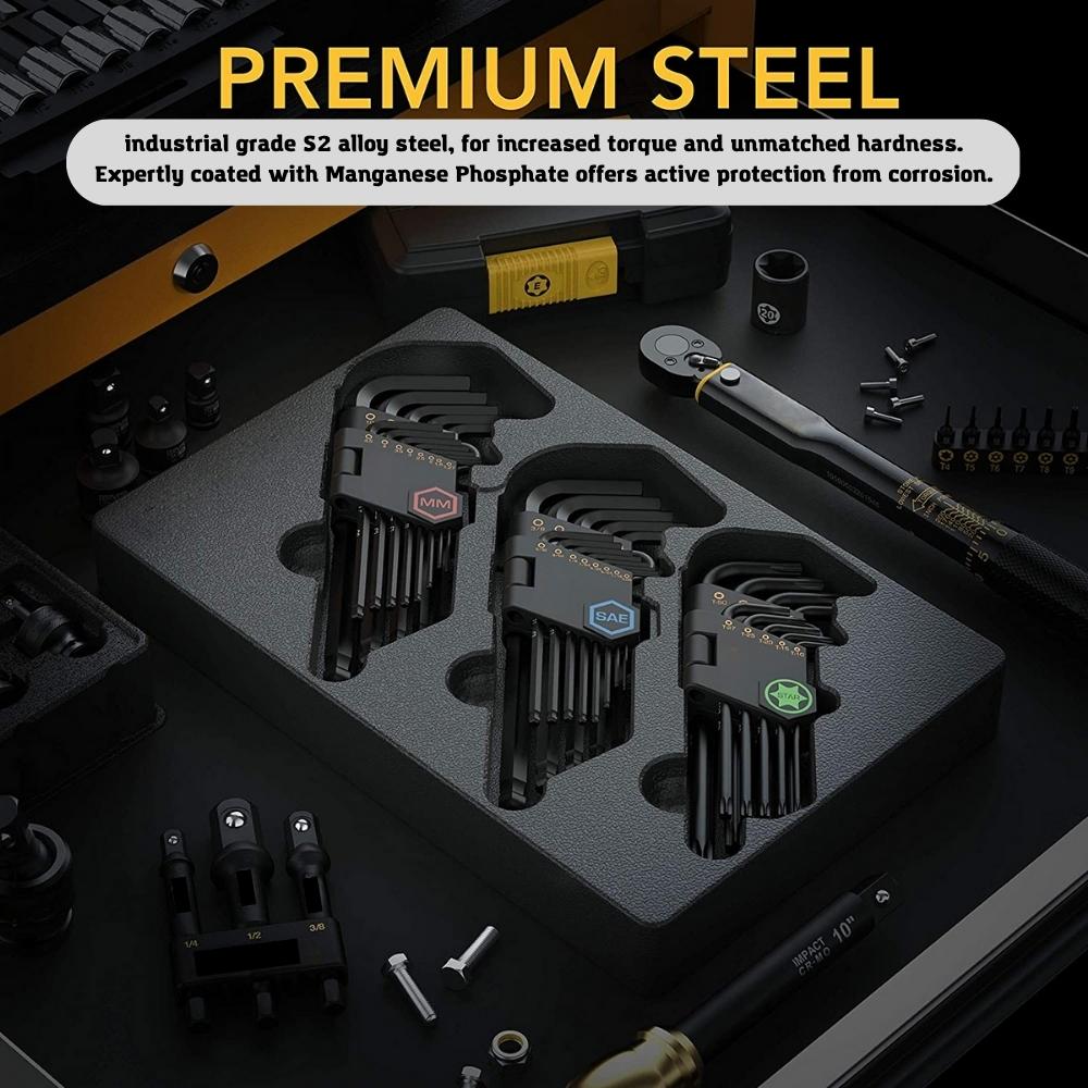 buy long arm ball end hex keys set online